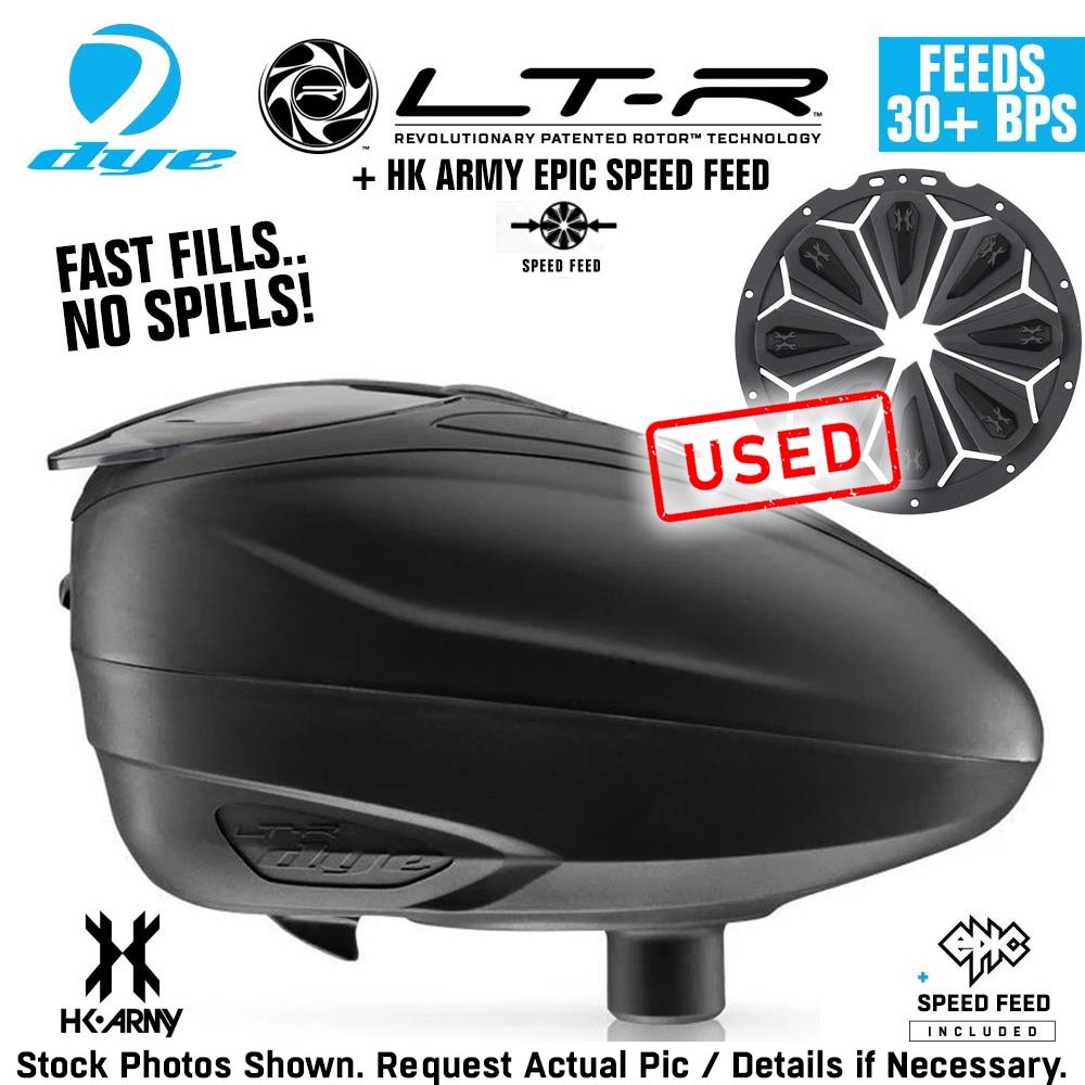 CLEARANCE Dye LT-R Electronic Paintball Loader with HK Army