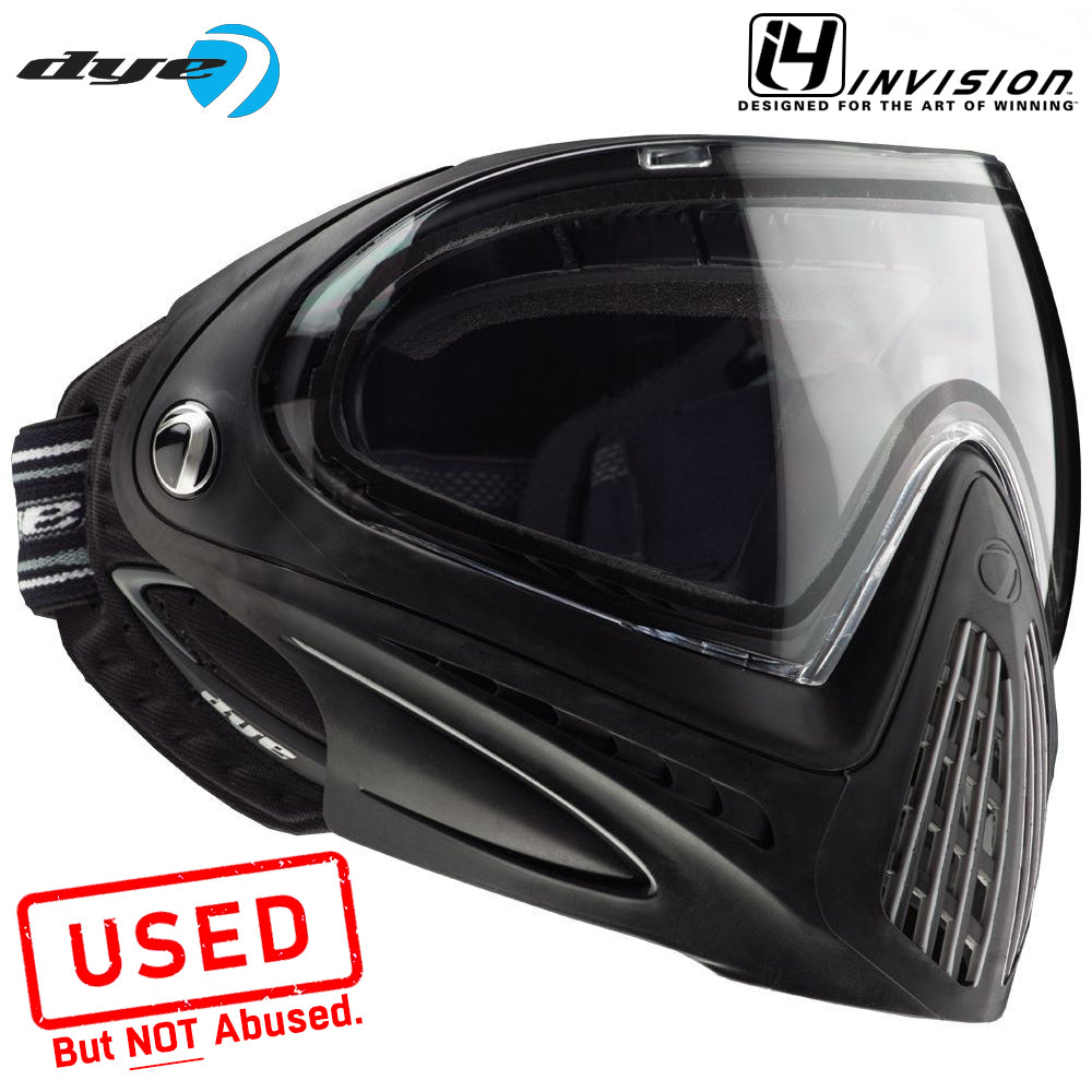 CLEARANCE Dye I4 Thermal Paintball Goggles - Black | USED But NOT Abused