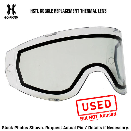 CLEARANCE HK Army HSTL Paintball Goggles Mask Thermal Lens - Clear - USED But NOT Abused