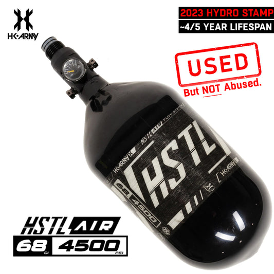 CLEARANCE HK Army HSTL 68/4500 Carbon Fiber HPA Compressed Air Paintball Tank System - Standard Reg - Hydro 09/2023