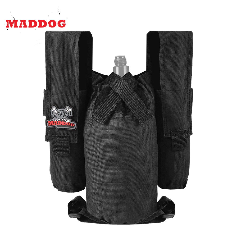 Maddog 2+1 Paintball Harness Pod Pack - Black
