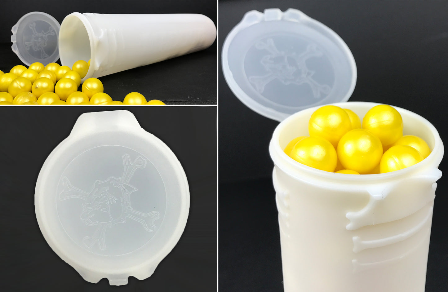 CLEARANCE Maddog BONES 150 Round Paintball Pods - CHOOSE YOUR COLOR | USED But NOT Abused