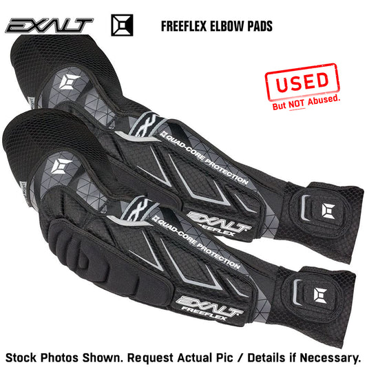CLEARANCE Exalt FreeFlex Protective Paintball Elbow Pads - Small - USED But NOT Abused
