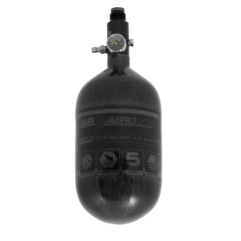 Superlight Carbon Fiber Paintball Tanks - 4500ci Bottles