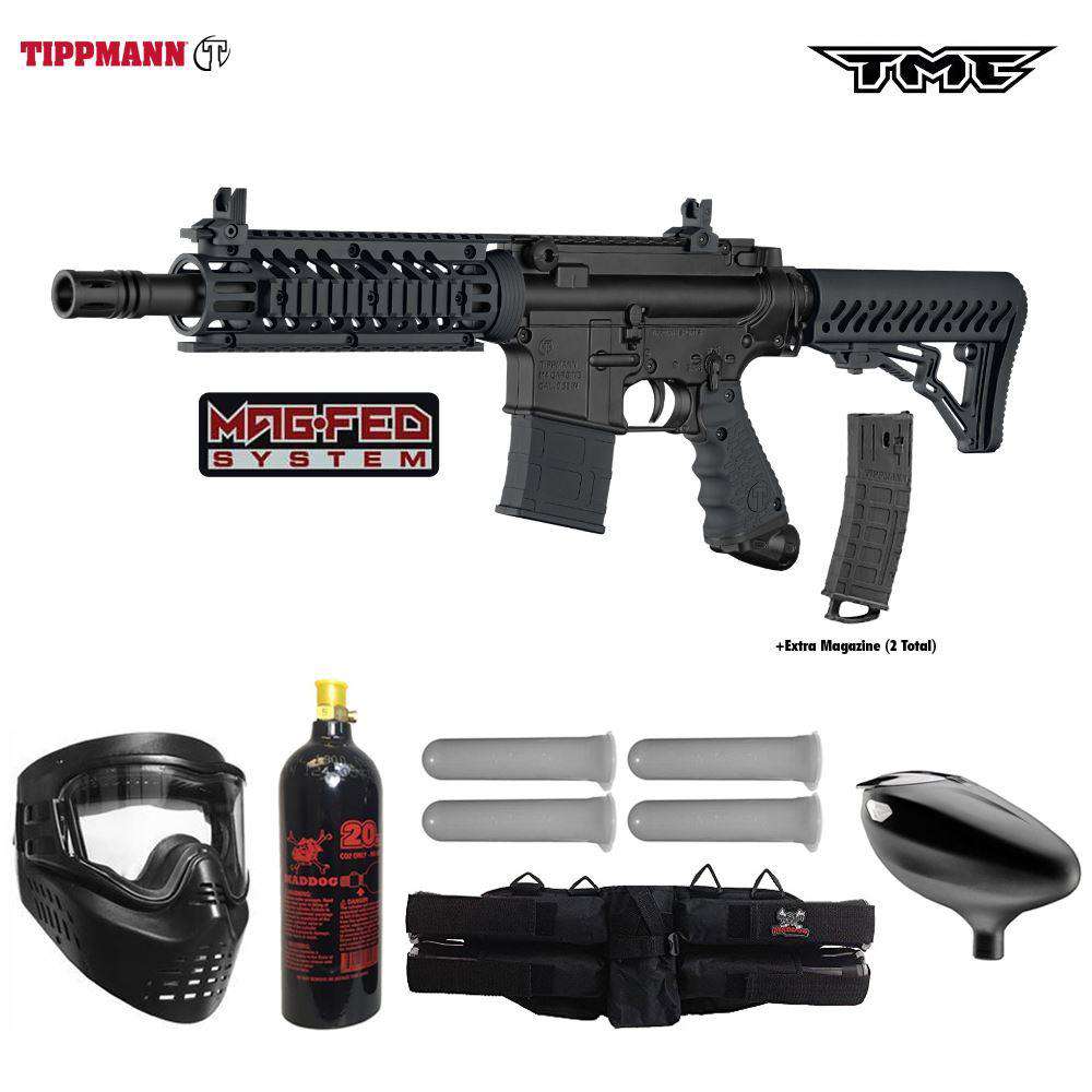 Tippmann TMC MAGFED Starter CO2 Paintball Gun Package