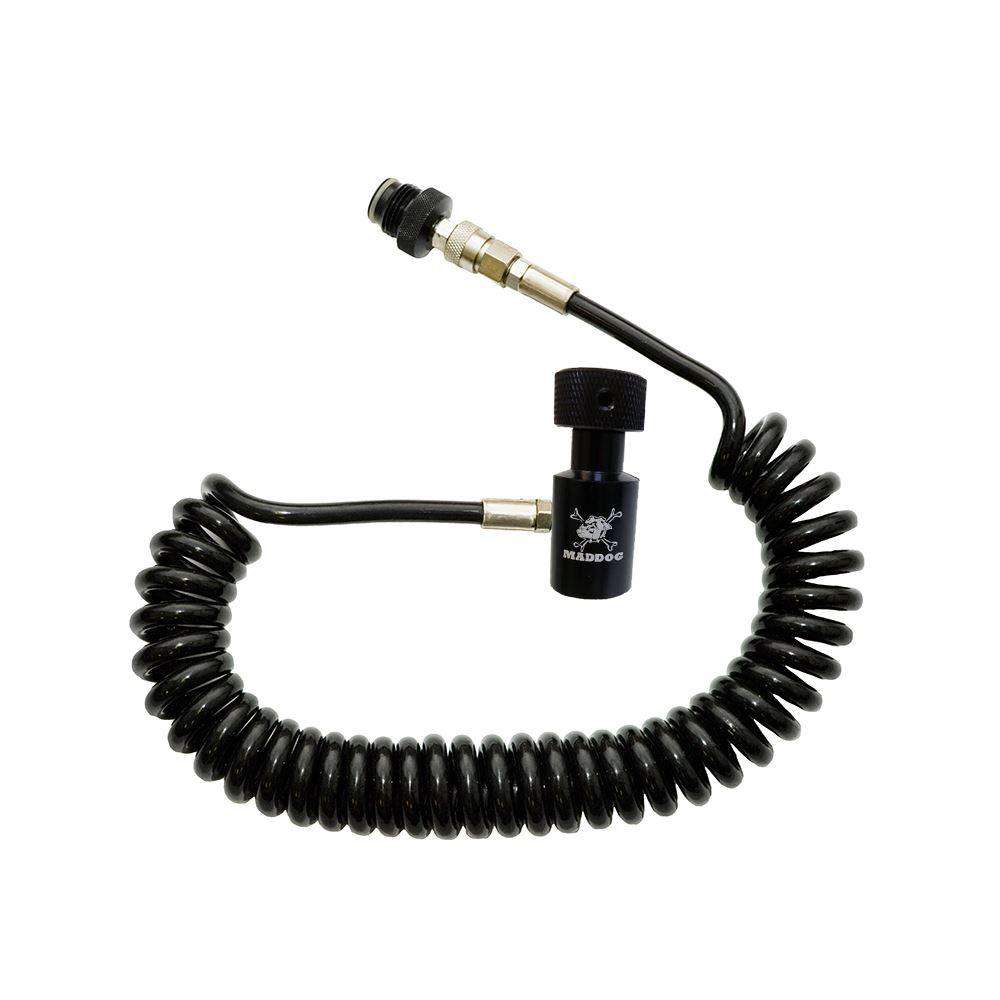 Paintball Quick Disconnect Remote Coil Hose