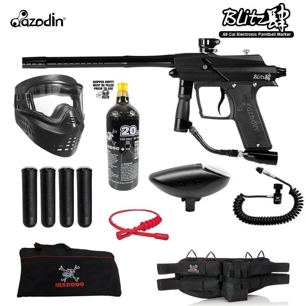 Maddog Azodin Blitz 4 Specialist Paintball Gun Starter Package From