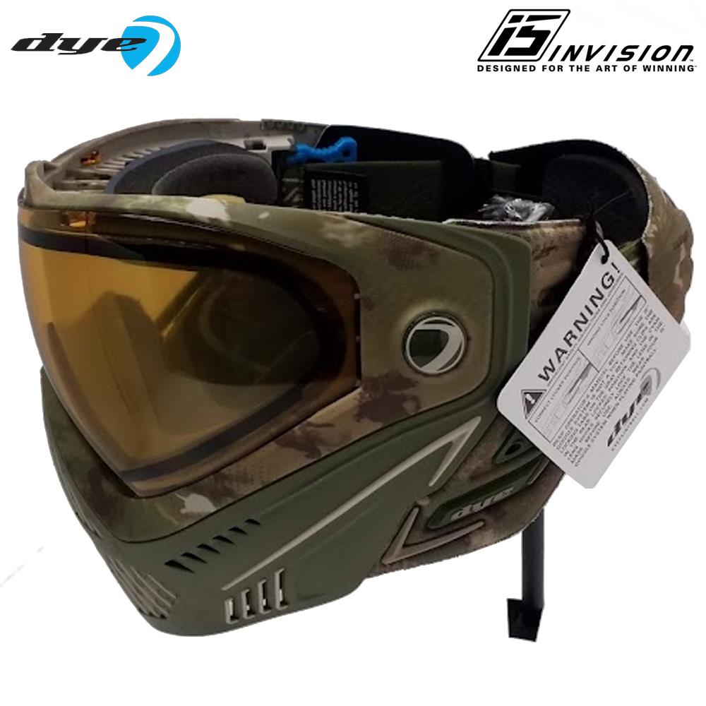 CLEARANCE - Dye i5 Paintball Goggles - White / Gold - Open Box