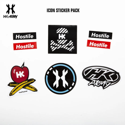 HK Army Paintball Sticker Pack - Icon (8 Assorted)