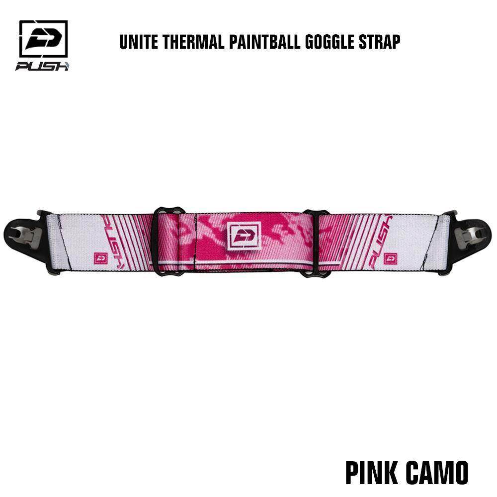 Push Unite Paintball Goggle Mask Strap - Pink Camo