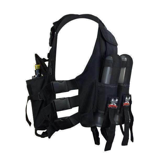 Maddog Lightweight Paintball Sport Vest - Black