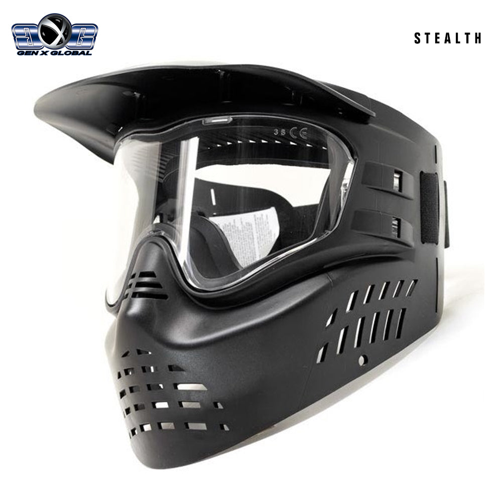 GenX Global Stealth Paintball Goggles - Black From Paintball Deals