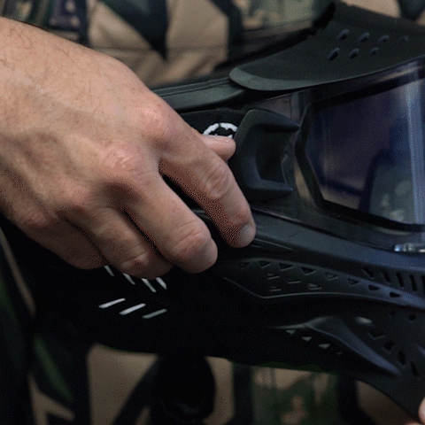 HK Army HSTL Goggle Thermal Anti-Fog Dual Pane Paintball Mask - Black