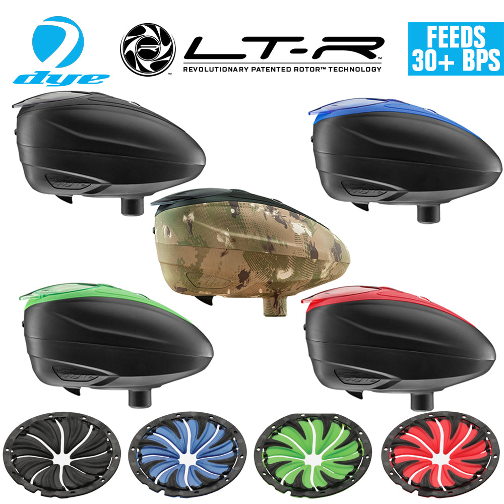 Dye Rotor LT-R Electronic Paintball Loader 30+BPS - Hopper - Cases -  Accessories