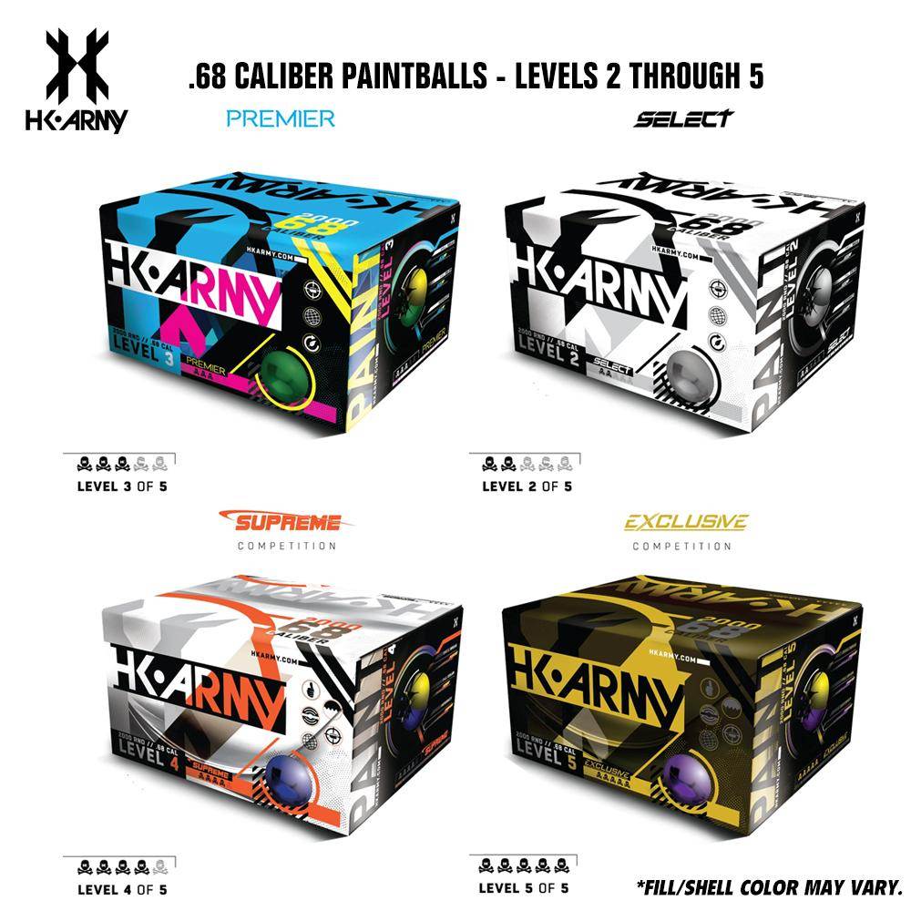 HK Army Select Paintballs - Level 2