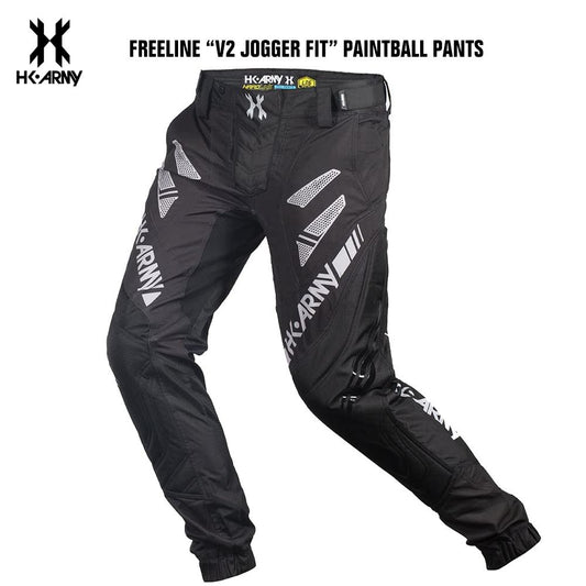 HK Army Freeline "V2 Jogger Fit" Padded Paintball Pants - Blackout