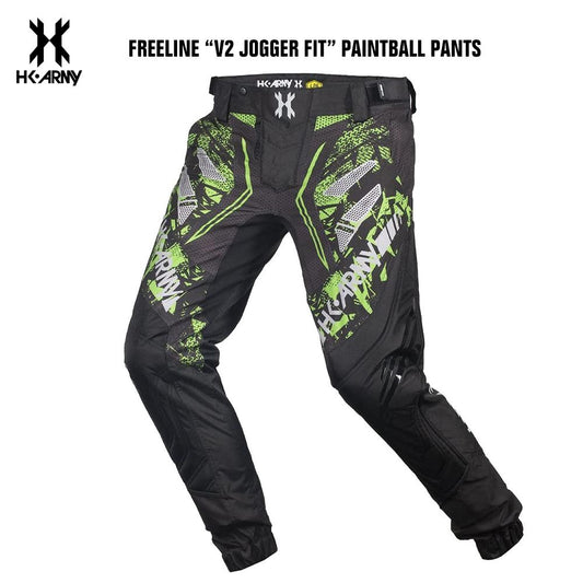 HK Army Freeline "V2 Jogger Fit" Padded Paintball Pants - Electric