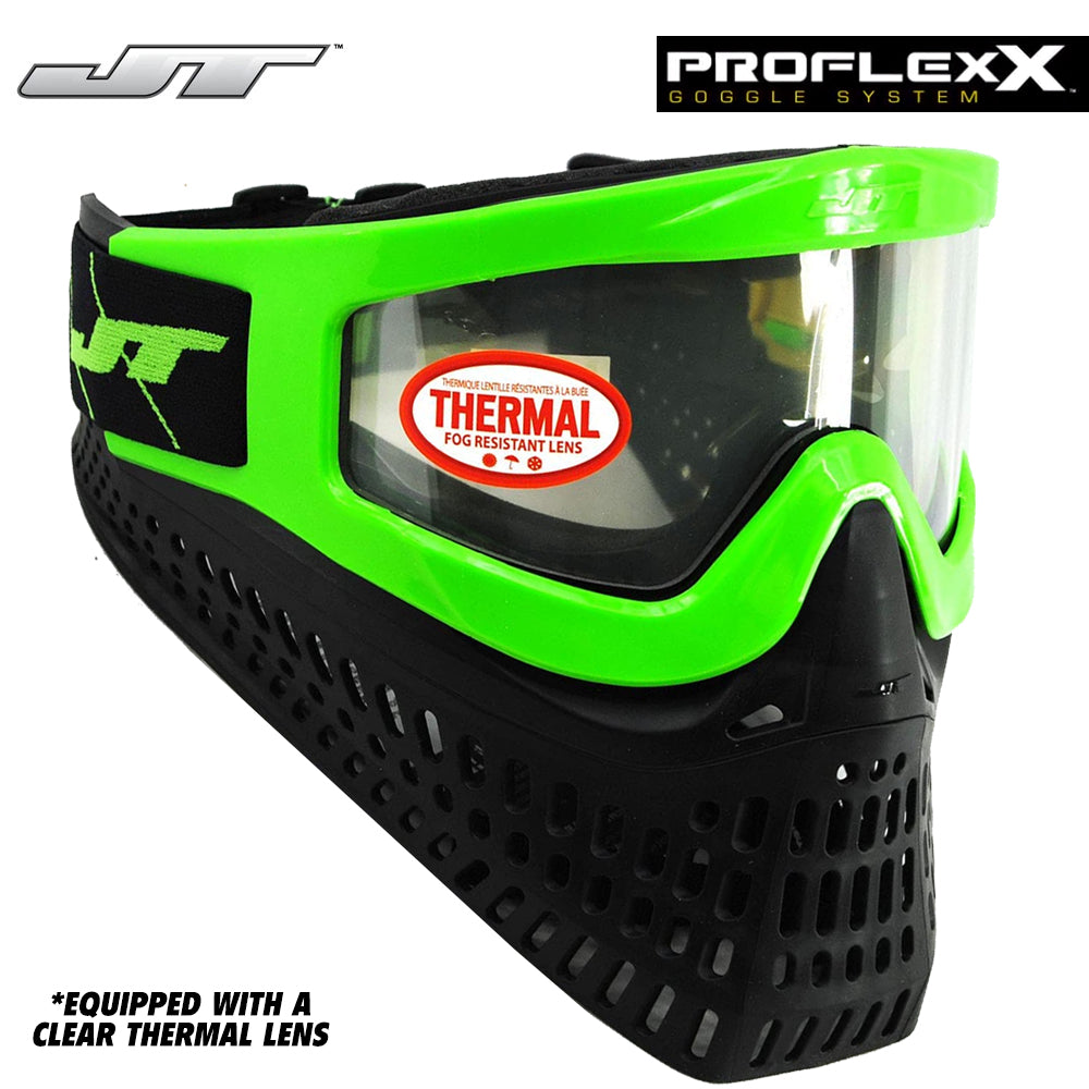 JT Proflex X Thermal Paintball Mask with Pro Change Spectra Goggle Frame