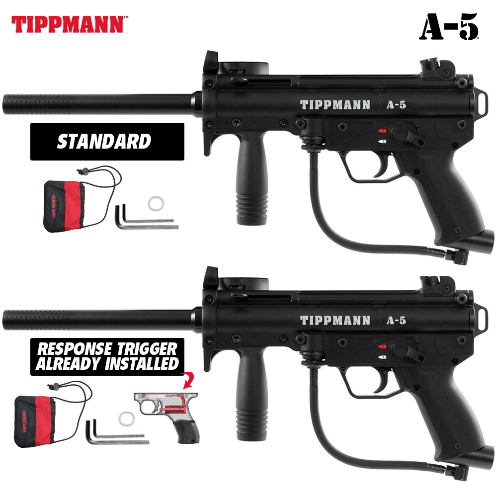 Tippmann A5 Paintball Gun with Response Trigger