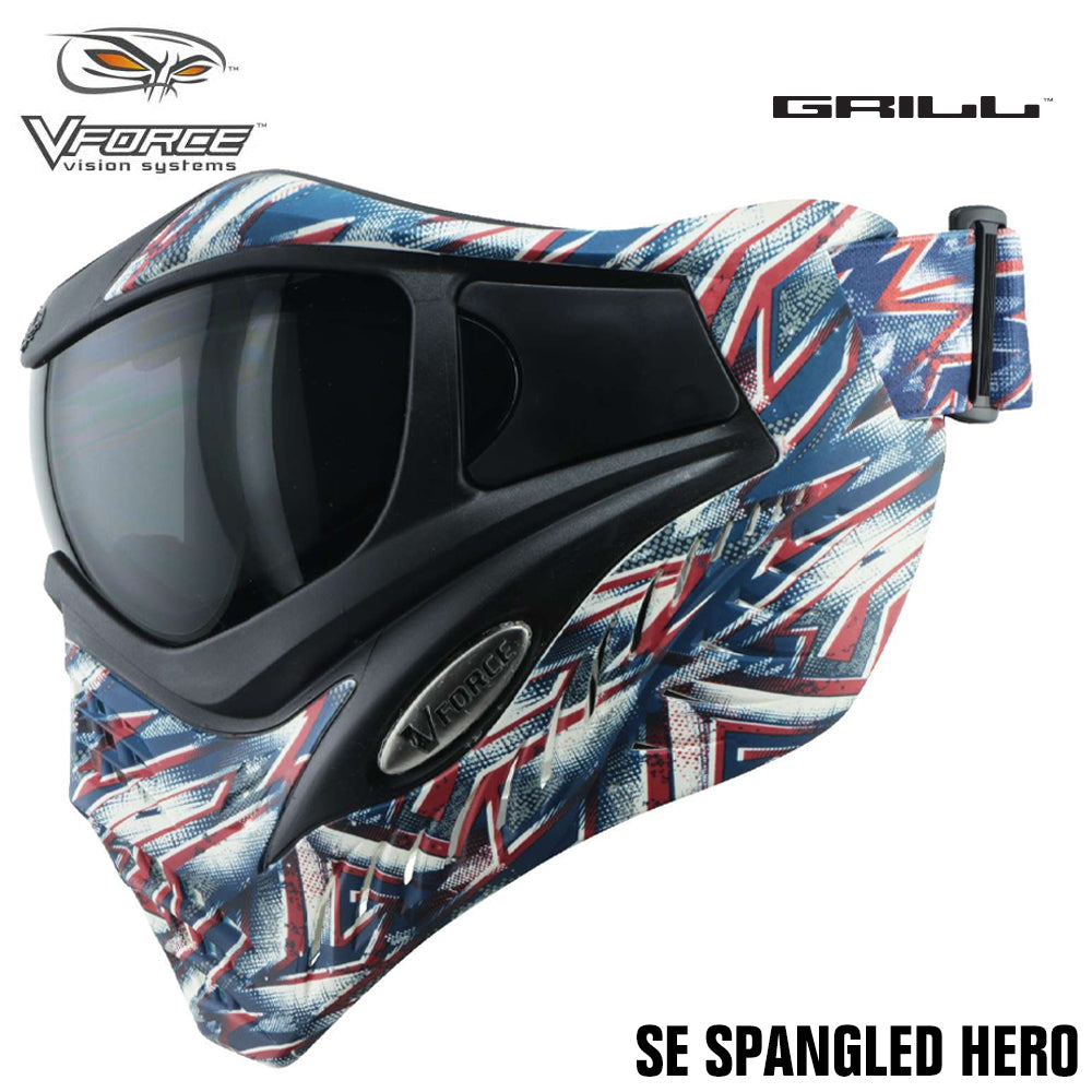 V-Force Grill Thermal Paintball Mask Goggles - Special Edition + Bonus Clear Thermal Lens