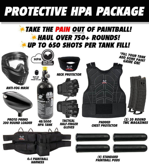 Maddog Tippmann TMC MAGFED Protective Paintball Gun Starter Package - PaintballDeals.com