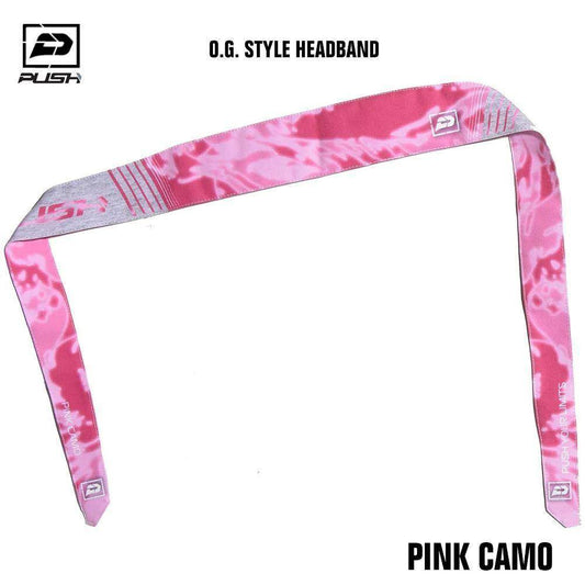 Push Paintball O.G. Style Headband - Pink Camo - PaintballDeals.com