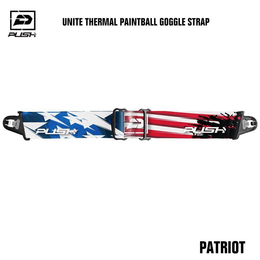 Push Unite Paintball Goggle Mask Strap - Patriot