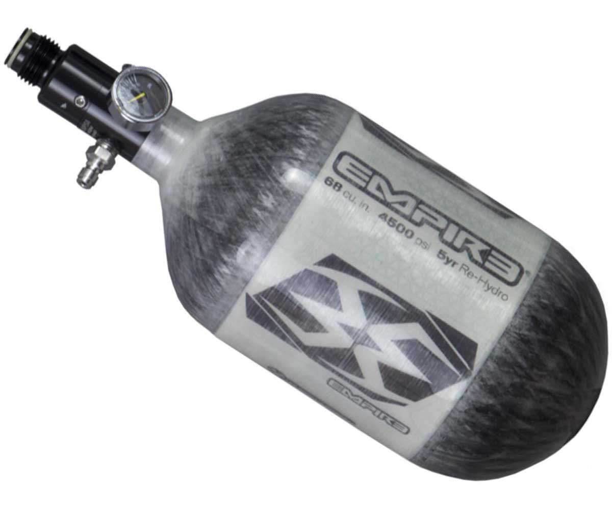 Carbon Fiber 68ci 4500psi Paintball Tanks - HPA Bottles - Covers