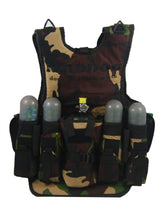 Maddog Tactical Paintball Vest Pod Holder - Woodland Camo