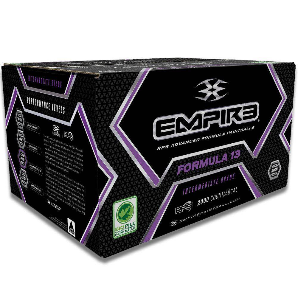 Empire Formula 13 .68 Caliber Paintballs - Orange Shell / Yellow Fill - PaintballDeals.com