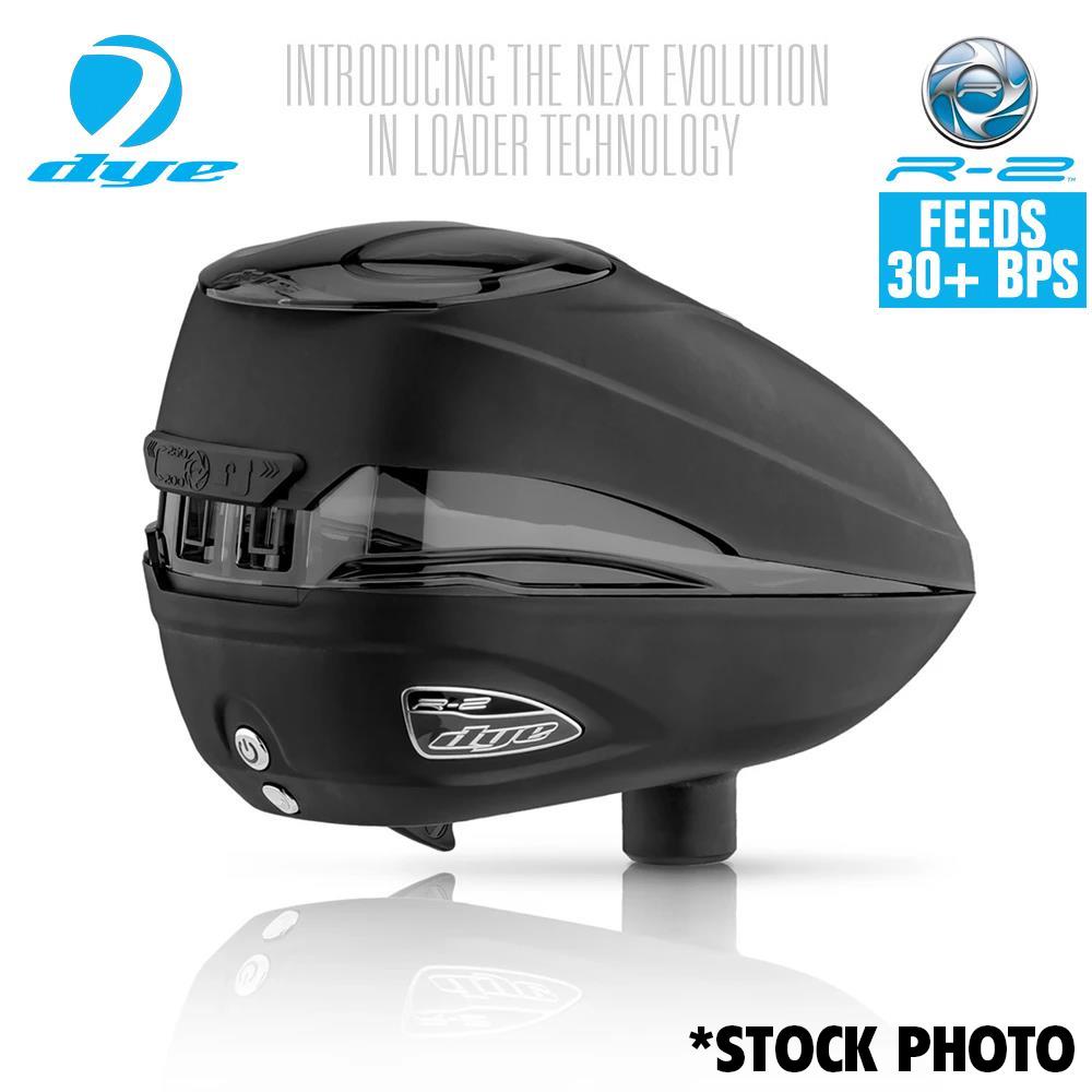 CLEARANCE - Dye Rotor R2 Paintball Loader - Black / Black - USED But Not Abused