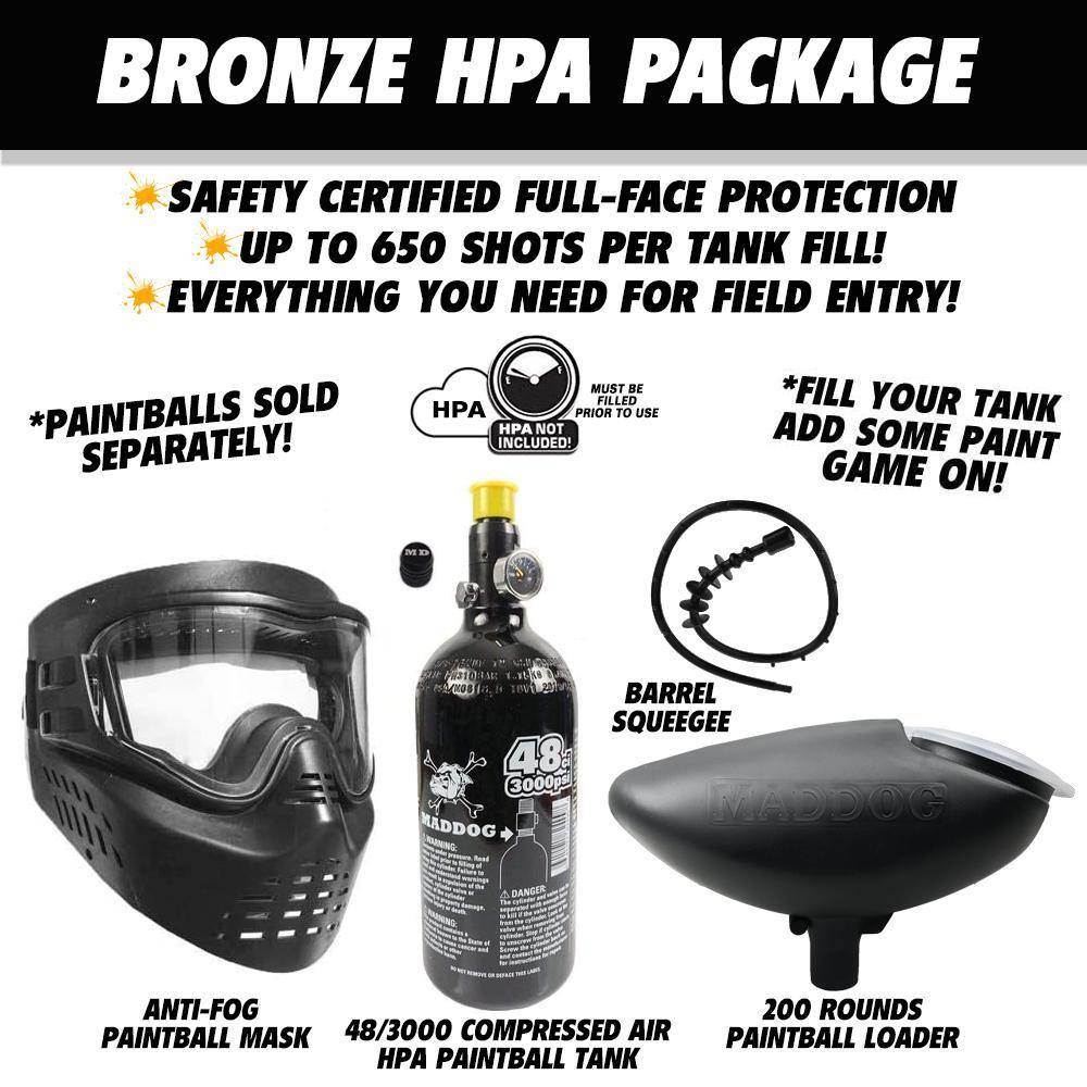 Tippmann Cronus Tactical Bronze HPA Paintball Gun Package - PaintballDeals.com