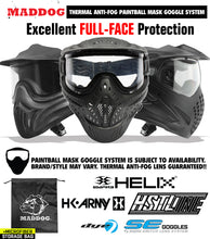 Empire Axe 2.0 Electronic Full Auto Paintball Gun w/ 48/3000 HPA Tank, Empire Halo Too Loader, Empire Helix Thermal Mask, Neck Protector, 4+3 Harness & (4) Pods Starter Package
