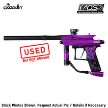 CLEARANCE Azodin Kaos 3 Semi-Automatic .68 Caliber Paintball Gun Marker - Purple / Black - USED But NOT Abused