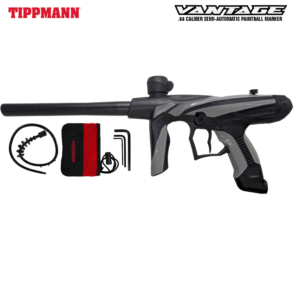 Tippmann Vantage Semi Auto .68 Cal Paintball Gun Marker - Grey / Black