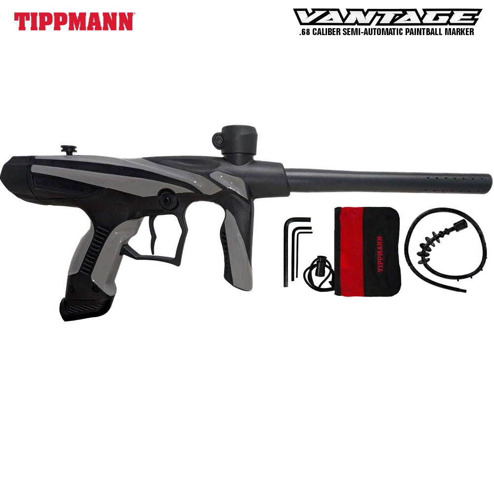 Tippmann Vantage Semi Auto .68 Cal Paintball Gun Marker - Grey / Black