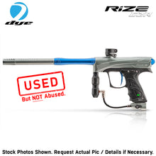 CLEARANCE Dye Rize CZR Paintball Gun Marker - Grey/Blue | USED But NOT Abused