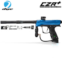 Dye CZR+ .68 Caliber Full Auto Electronic Paintball Gun Marker - Blue / Black Dust