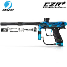 Dye CZR+ .68 Caliber Full Auto Electronic Paintball Gun Marker - PGA HyperCam Cyan Dust