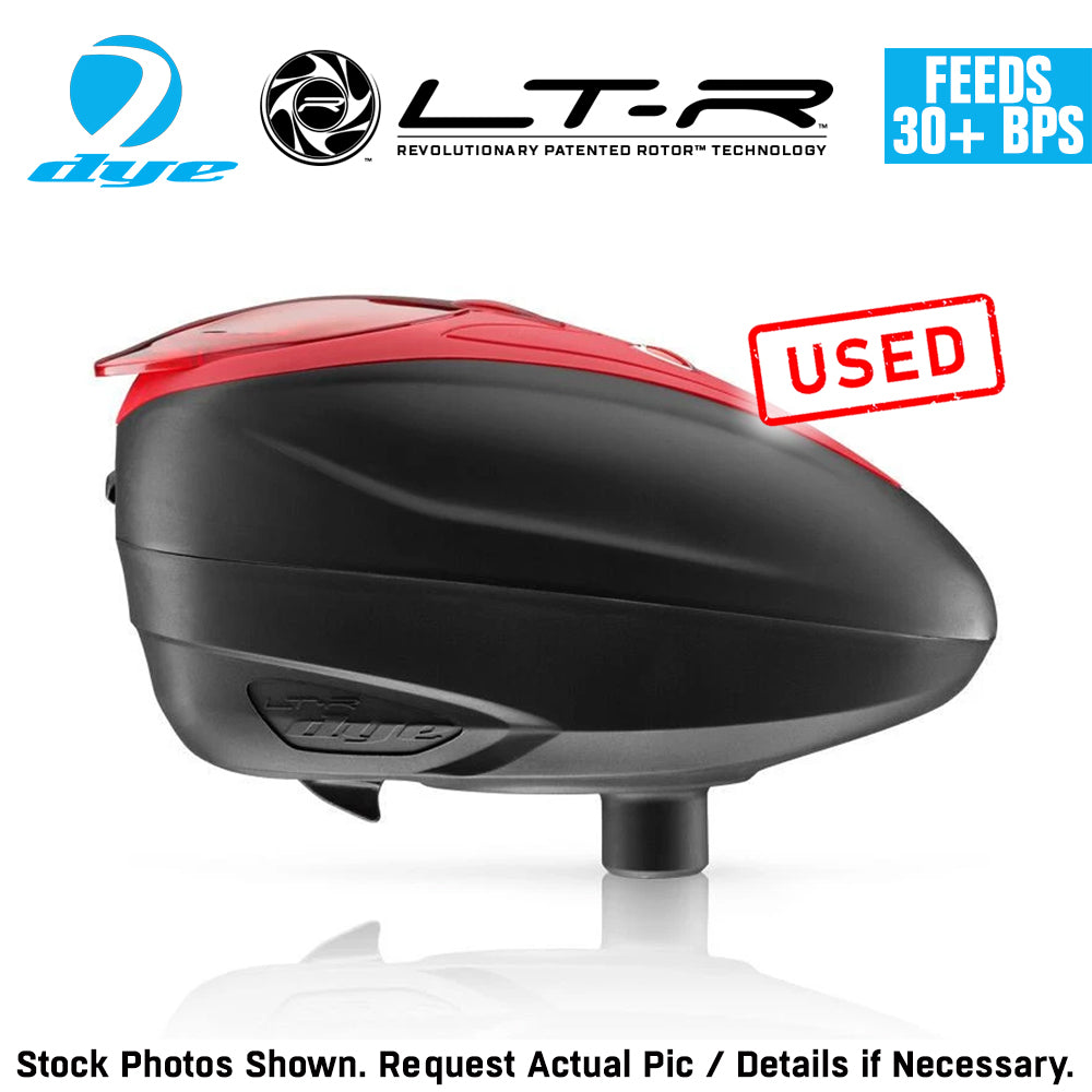 CLEARANCE Used Dye LT-R Electronic Paintball Loader - Black / Red