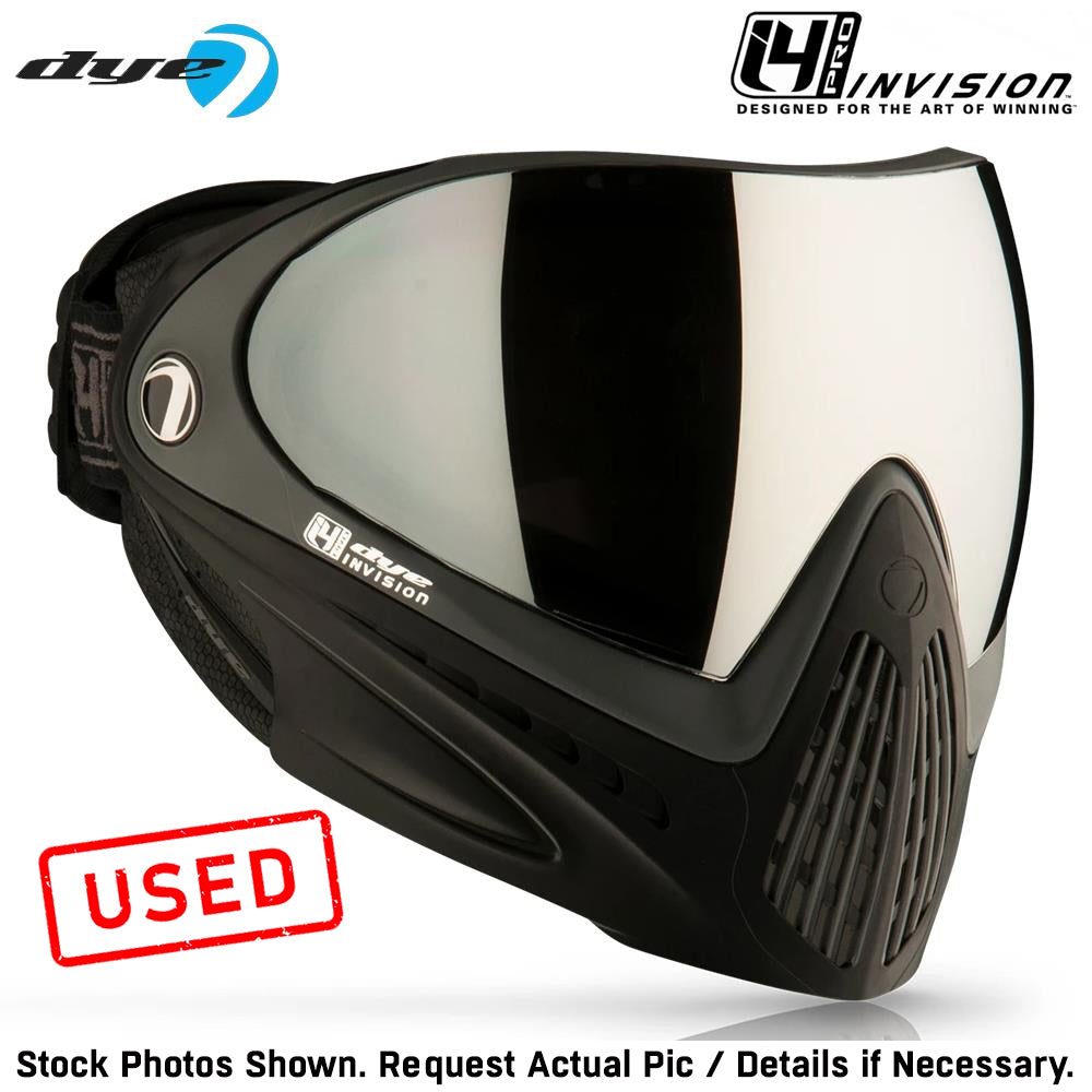 CLEARANCE HEAVY USE Dye I4 PRO Thermal Paintball Mask Goggles - Shadow Black/Grey