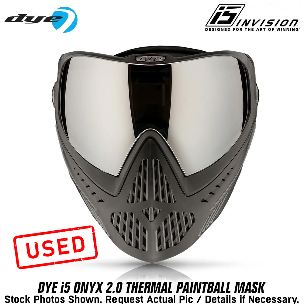 CLEARANCE - DYE i5 Paintball Goggle - Onyx - USED (But Not Abused)