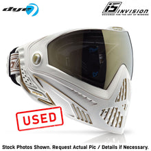 CLEARANCE Dye i5 Paintball Goggles - White / Gold | USED But Not Abused