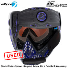 CLEARANCE Used Dye I5 Thermal Paintball Mask Goggles with GSR Pro Strap - Barney