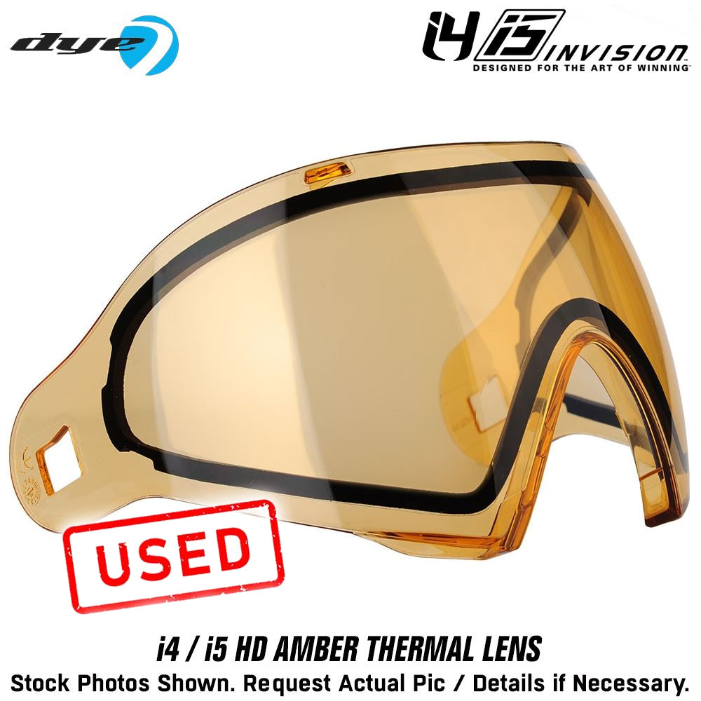 CLEARANCE USED Dye I4 / I5 Paintball Mask Thermal Replacement Lens | Choose Color