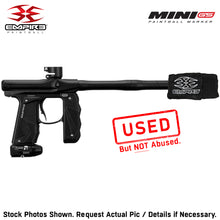 CLEARANCE Empire Mini GS Electronic Paintball Gun .68 Caliber - Full Auto - Dust Black 2-pc Barrel | USED But Not Abused