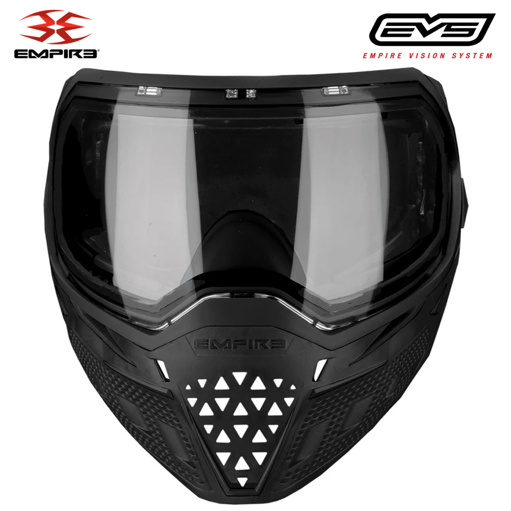 CLEARANCE Empire EVS Thermal Paintball Mask Goggles + BONUS CLEAR THERMAL LENS - Black