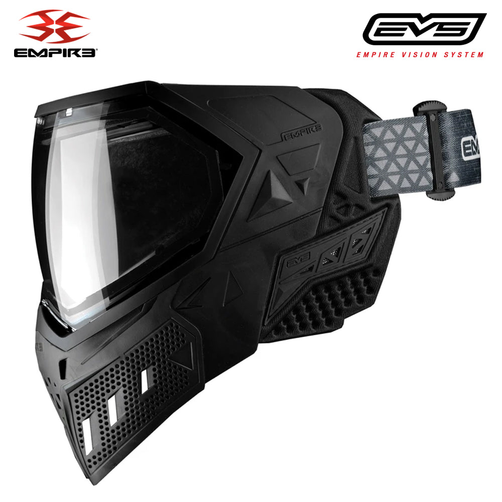CLEARANCE Empire EVS Thermal Paintball Mask Goggles + BONUS CLEAR THERMAL LENS - Black