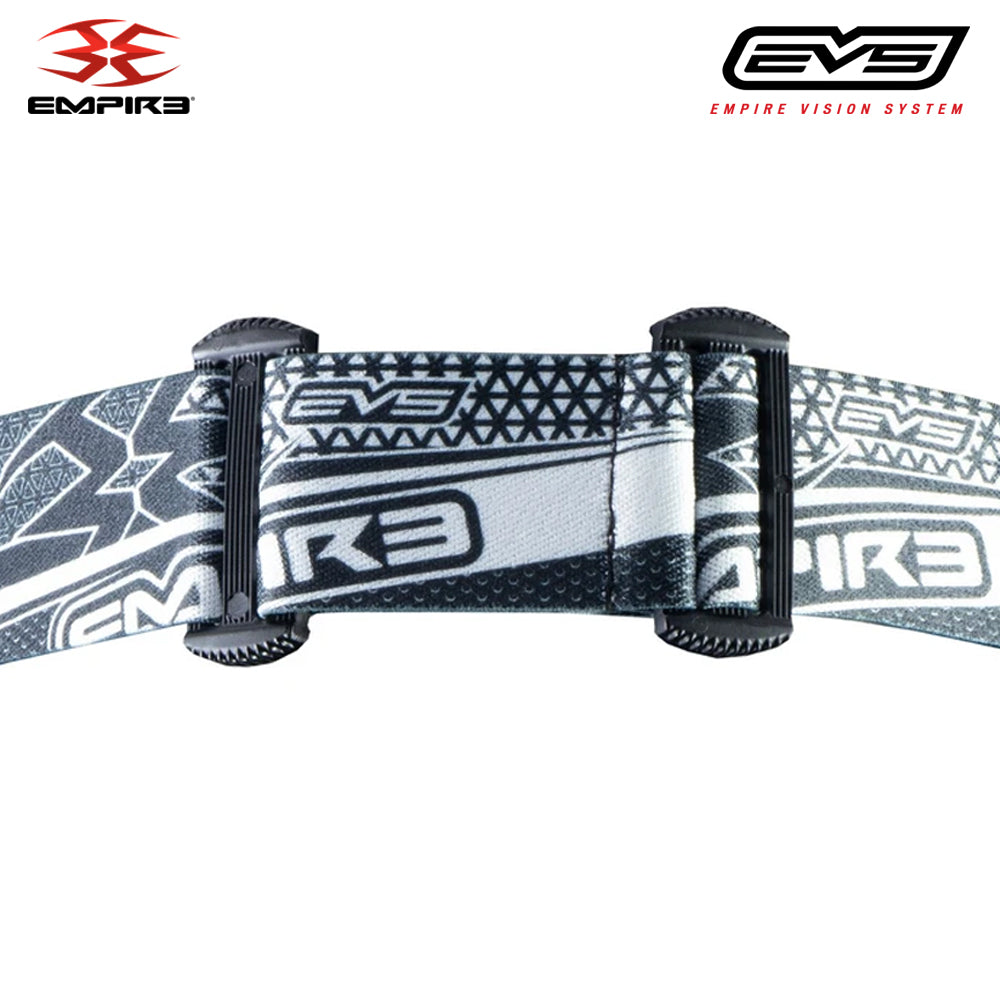 CLEARANCE Empire EVS Thermal Paintball Mask Goggles + BONUS CLEAR THERMAL LENS - White/White Gold