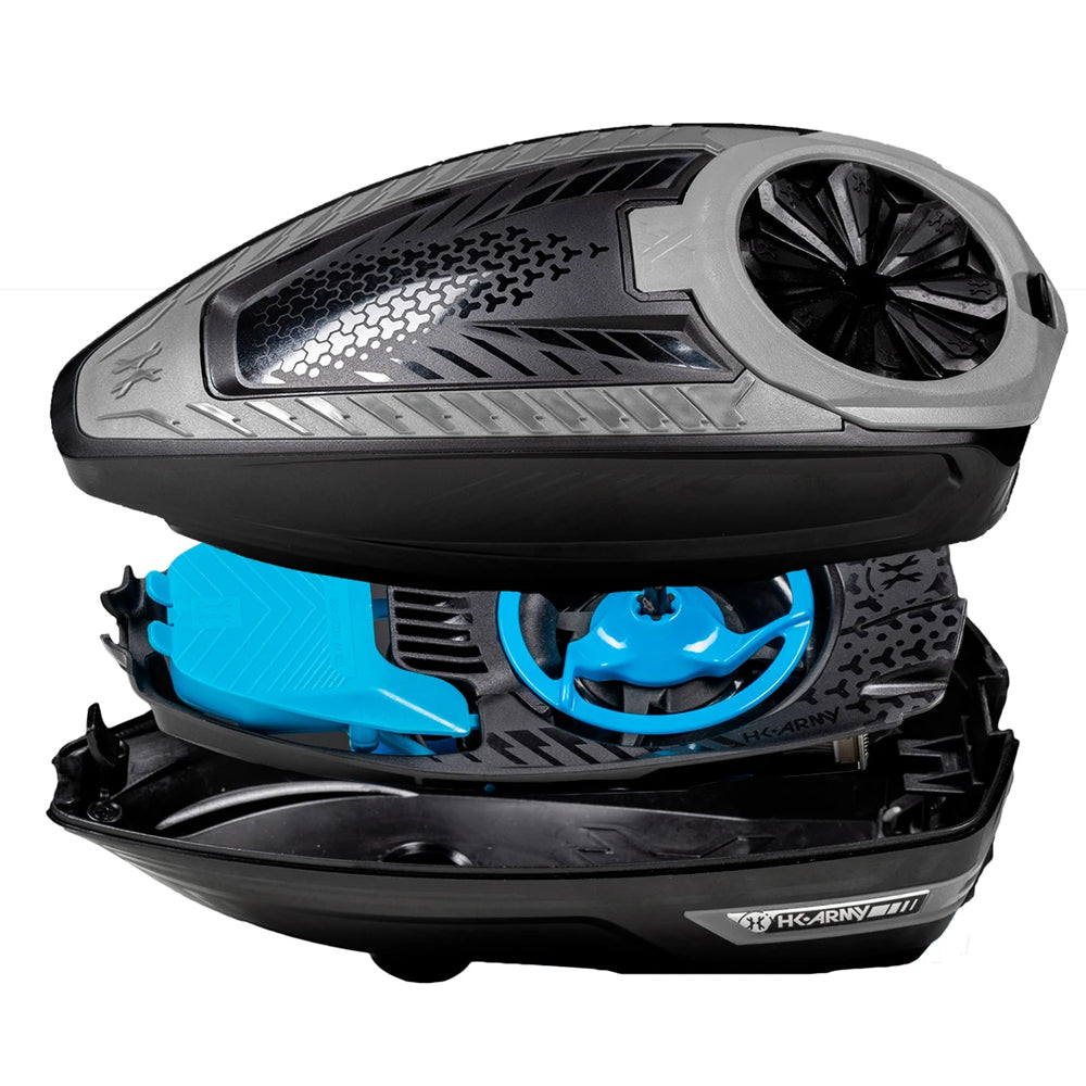 CLEARANCE HK Army TFX 3.0 Electronic Paintball Loader - 22+ BPS - Black/Grey